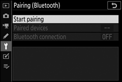 Z 50 (2019): the same item in the SETUP MENU.
